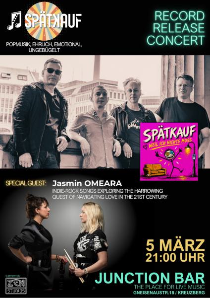 Fr 5.3.27 - 21:00 - Spätkauf - Jasmin Omeara